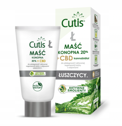 CUTIS Ł - ŁUSZCZYCA maść konopna 20% 120 ml