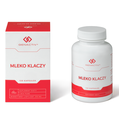 Mleko klaczy kapsułki 120x250 mg, Genactiv
