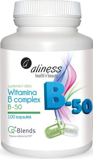Witamina B - Complex B-50 100 Vege kapsułek, Aliness