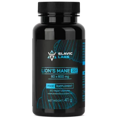 Lion’s Mane 60 kapsułek – Soplówka Jeżowata DER 20:1 - Slavic Labs