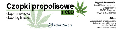 NATURALNE Czopki Propolisowe z CBD 12 szt. HEMOROIDY | INFEKCJE Polski Zielarz