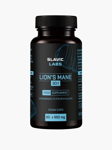 Lion’s Mane 60 kapsułek – Soplówka Jeżowata DER 30:1 - Slavic Labs