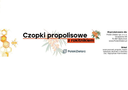 NATURALNE Czopki Propolisowe z Rokitnikiem 12 szt. HEMOROIDY | INFEKCJE Polski Zielarz