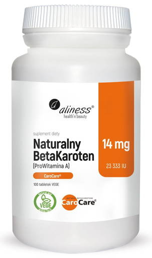 Naturalny BetaKaroten 14mg, Aliness