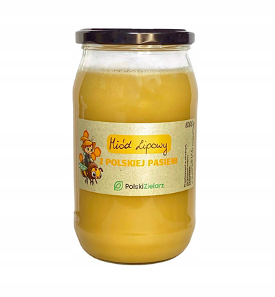 Miód Lipowy 1kg Polski Zielarz