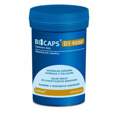 BICAPS® D3 4000 - witamina D3 4000 IU, 120 kapsułek, ForMeds