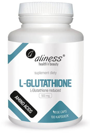 L-Glutation 500 mg x 100 Vege caps. L-Glutathione - Aliness