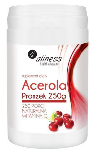 Acerola Proszek 250 g - naturalna witamina C Aliness