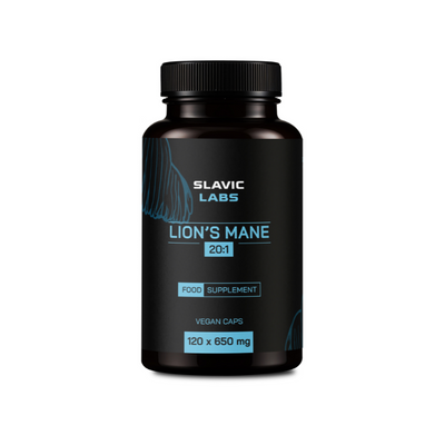 Lion’s Mane 120 kapsułek – Soplówka Jeżowata DER 20:1 - Slavic Labs