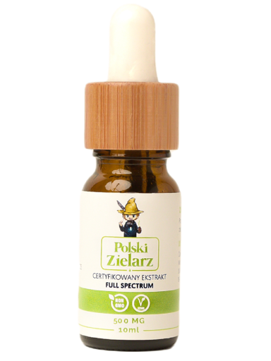 Olejek CBD 5% Ekstrakt CBD 10ml  - Polski Zielarz