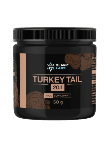 Turkey Tail - Wrośniak różnobarwny (Coriolus) DER 20:1 50g - Slavic Labs