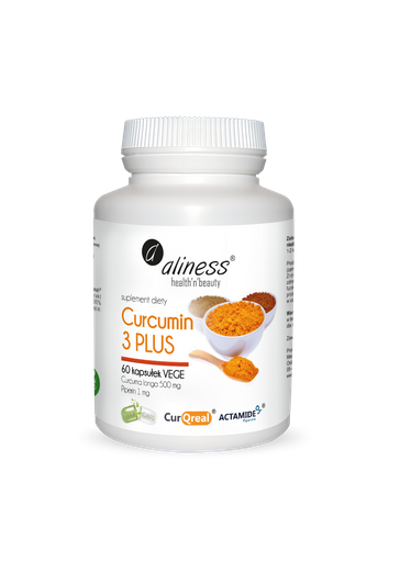 Kurkumina z piperyną - Curcumin C3 complex® PLUS 500 mg/1 mg x 60 kaps.