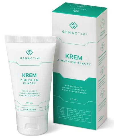 Krem z Mlekiem Klaczy i Kwasem Hialuronowym 40ml - GENACTIV