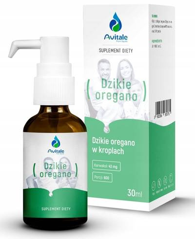 Krople Avitale, Dzikie Oregano 90% Karwakrolu 30ml