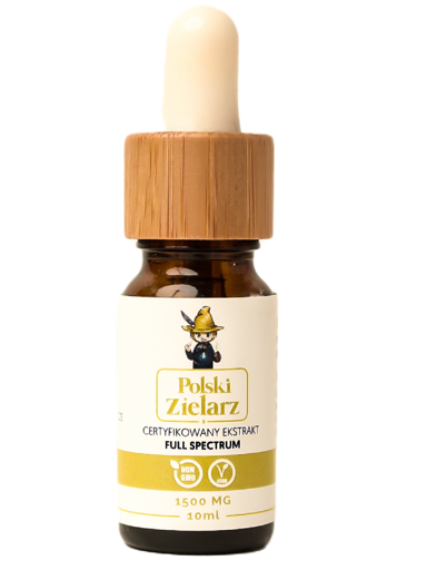 Olejek CBD 15% Ekstrakt CBD 10ml - Polski Zielarz