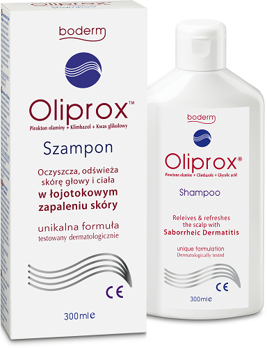OLIPROX Szampon Przeciwłupieżowy ŁZS 300ml - Boderm