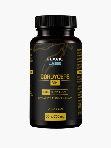 Cordyceps (Maczużnik chiński) 60 kapsułek DER 30:1 - Slavic Labs