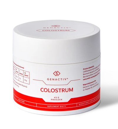 Colostrum puszka proszek 45g - Genactiv
