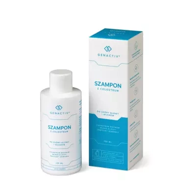 Szampon z Colostrum - dermokosmetyczny przeciw wypadaniu włosów 150ml, GENACTIV