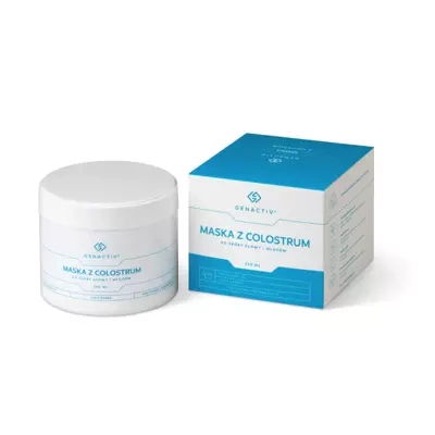 Maska z Colostrum odżywczo-regenerująca do włosów i skóry głowy 250 ml - GENACTIV