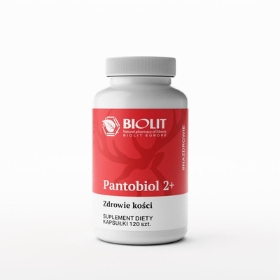 Pantobiol 2+ Poroże jelenia szlachetnego 120kap. - Biolit