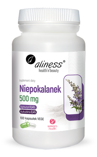 Niepokalanek 500mg (Vitex agnus-castus) x 100 Vege caps. Aliness