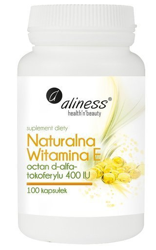 Naturalna Witamina E, 400 IU - Aliness