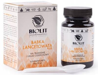 Babka Lancetowata Plus górne drogi oddechowe 75ml - Biolit