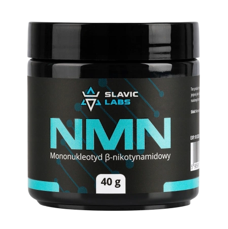 NMN Czysty Laboratoryjnie >99.5% Mononukleotyd Nikotynamidu 40g - SlavicLabs