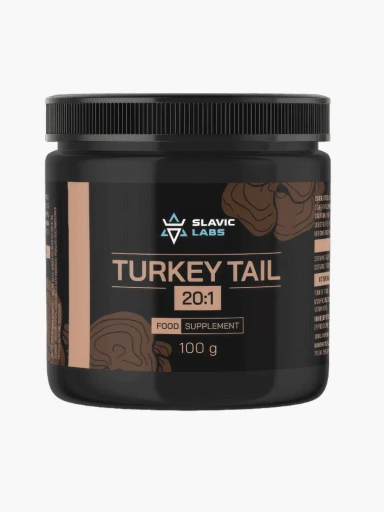 Turkey Tail - Wrośniak różnobarwny (Coriolus) DER 20:1 100g - Slavic Labs