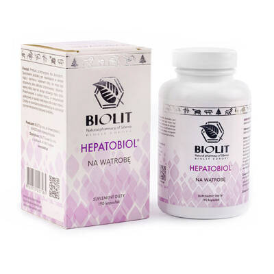 Hepatobiol wątroba trzustka 190 kapsułek - Biolit