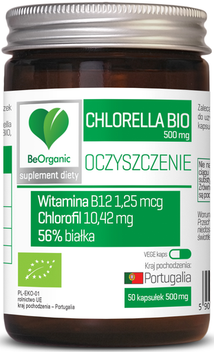 Chlorella BIO Oczyszczenie 500mg x 50 vege kaps