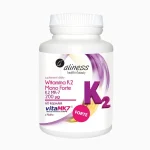 Witamina K2 Menachinon MonoFORTE MK-7 200 µg z Natto 60 caps. Aliness