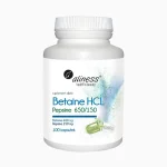 Trawienie - Betaina HCL + Pepsyna - 100 vege kapsułek - Aliness