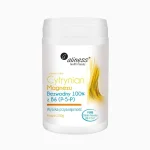 Cytrynian Magnezu Bezwodny 100% z B6 (P-5-P), proszek 250g - Aliness