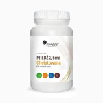 Miedź chelatowana 2,5 mg x 100 wegetariańskich tabletek, Aliness