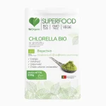 Chlorella zwyczajna (Chlorella Vulgaris) BIO w proszku 200 g SuperFood, beOrganic