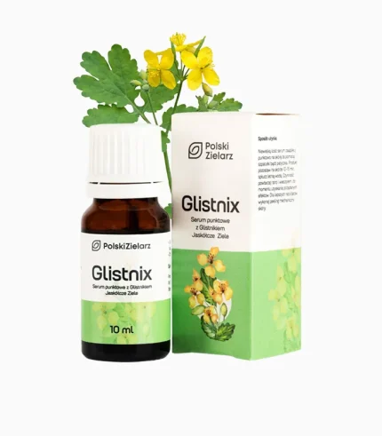 Glistnix Jaskółcze Ziele Kurzajki Brodawki Modzele MOCNY 10 ml Polski Zielarz