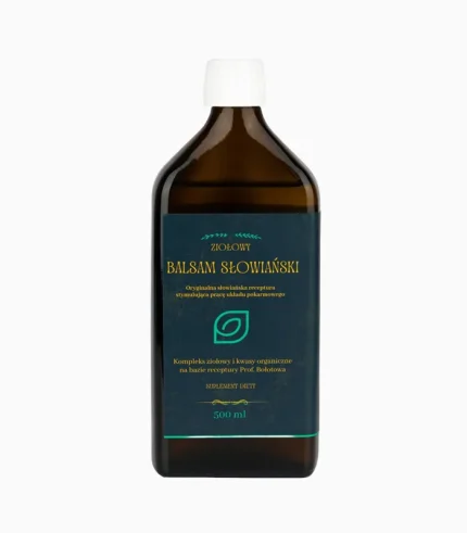 Balsam Słowiański Ziołowy Zakwas Zgaga Refluks 500 ml- Polski Zielarz