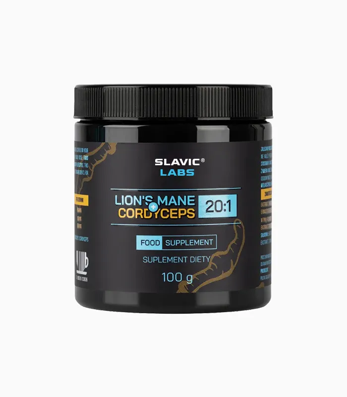 Lion’s Mane + Cordyceps DER 20:1 100g Slavic Labs - obrazek 1