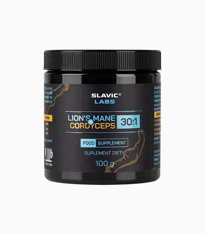 Lion’s Mane + Cordyceps DER 30:1 100g Slavic Labs - obrazek 1