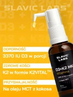 Witamina D3+K2 MK-7 K2VITAL™ 30ml Slavic Labs - obrazek 3