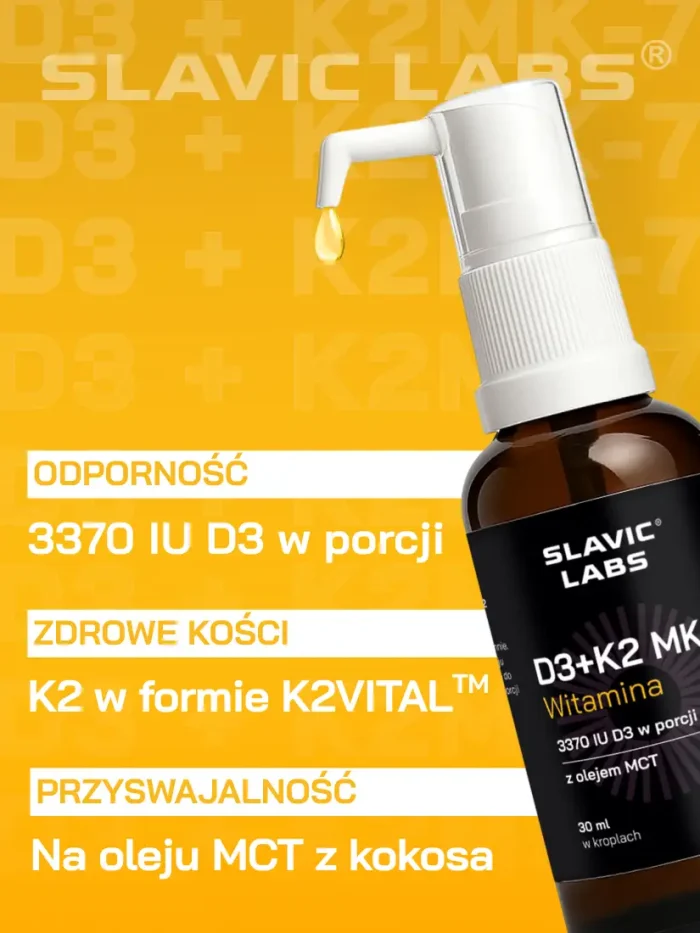 Witamina D3+K2 MK-7 K2VITAL™ 30ml Slavic Labs - obrazek 3