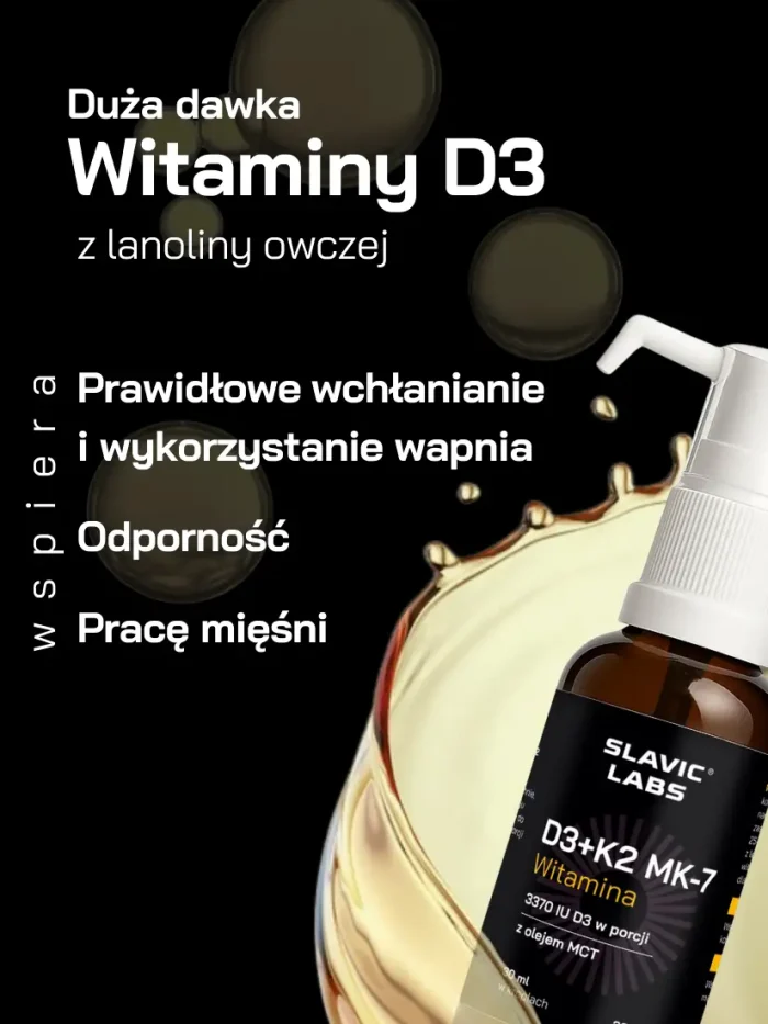 Witamina D3+K2 MK-7 K2VITAL™ 30ml Slavic Labs - obrazek 4