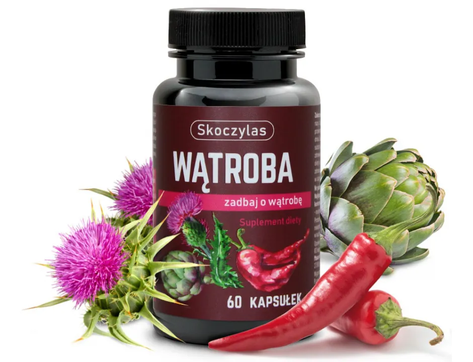 42-watroba-owoc-min WĄTROBA Ostropest, karczoch, papryka roczna 60kaps Skoczylas - obrazek 1