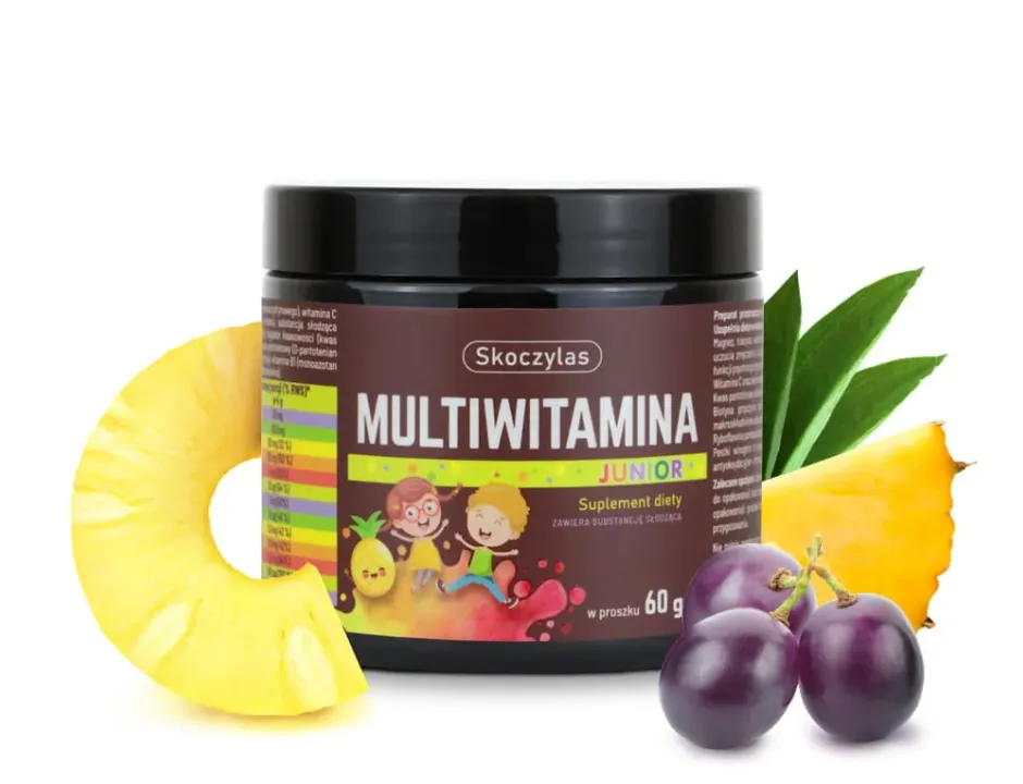 multiwitamina junior owoc2 Skoczylas Multiwitamina Junior 60g Skoczylas - obrazek 1