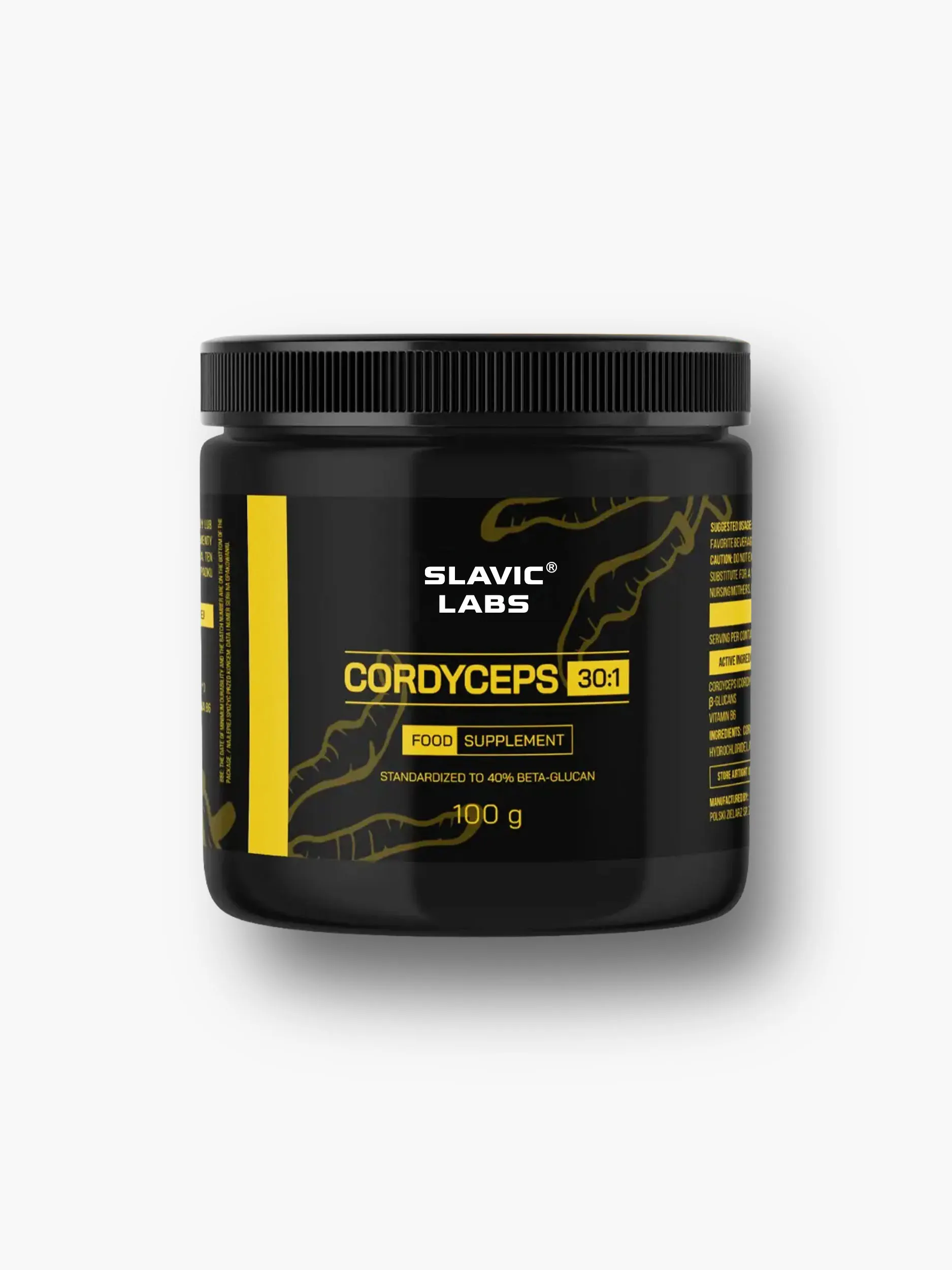 cordyceps_30_100g_slavic_labs_clean Cordyceps (Maczużnik chiński) 100 g DER 30:1 Slavic Labs - obrazek 1