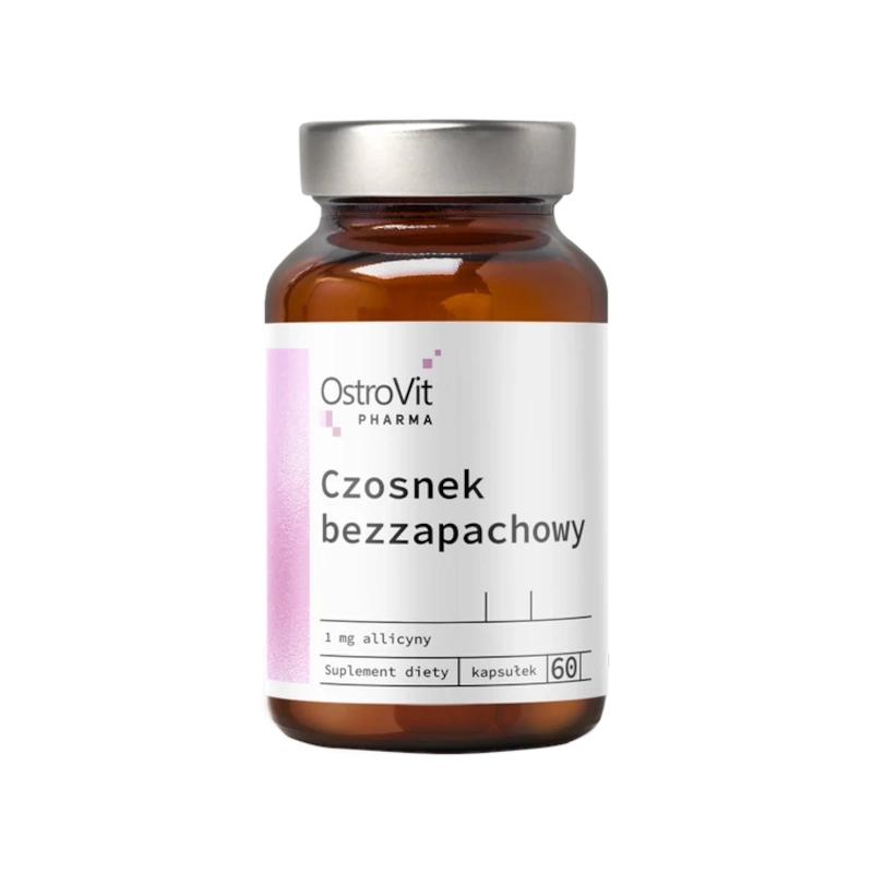 wsparcie-odpornosci-ostrovit-pharma-odorless-garlic-60caps Ostrovit Czosnek bezzapachowy 60kaps - obrazek 1